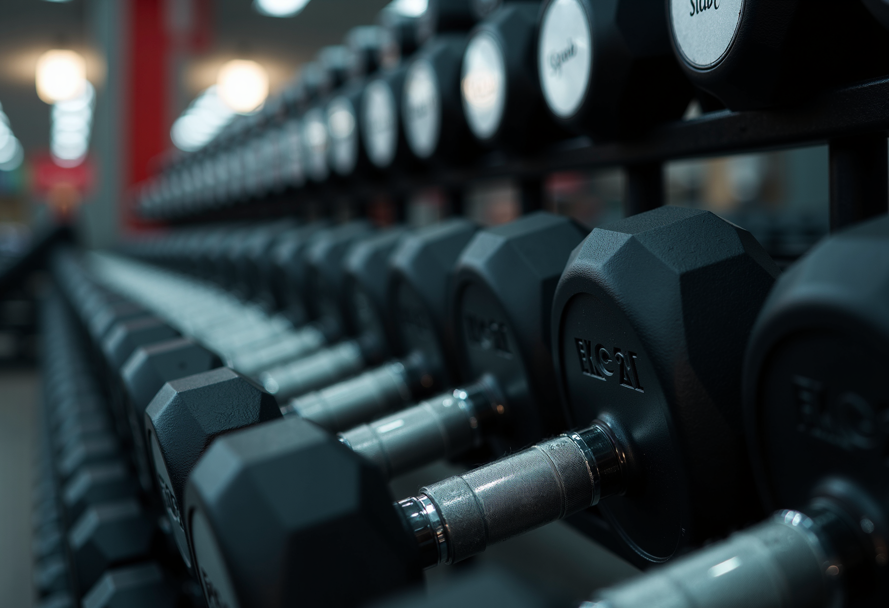 Dumbbell wall